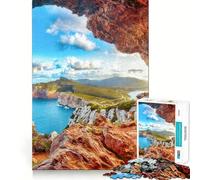 Voir sur Cacccia Cape Puzzles 1000 pièces Entraînement cérébral Amusant Emboîtement précis sans espaces Activité de Partage pour Les Proches (38x26cm)