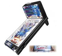 VOIRDA Petit Flipper Électronique pour Enfant Pinball Space Galaxy Jeu Flipper Espace et Machines pour Enfants et Adultes Affichage Vintage Rétro Moyen, Mixte