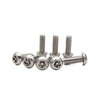 Voirrow 10 pièces/20 pièces M3/M4/M5/M6, L = 5-40mm 304 tête cylindrique en Acier Inoxydable Anti-vol sécurité Prune autotaraudeuse Clou inviolable étoile Torx vis(M4x30 (20pcs))