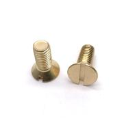 20/50/100/200 pièces M1.6/ M3/ M4/ M5 DIN963 vis à tête fraisée plate en laiton(M4X8 100PCS)