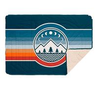 Voited Couverture d';Oreiller de Camping extérieure intérieure recyclée Camp Vibes 2 - Couches de Couche de Chaleur Chaude Thermique