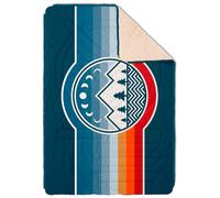 Voited - Couverture de camping 4 en 1 à doublure douce - Cloudtouch Blanket Camp Vibes 2 - Bleu Bleu