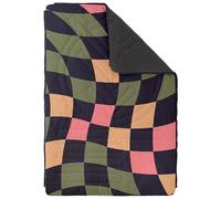 Voited - Couverture de camping 4 en 1 - Fleece Blancket Wavecheck - Kaki Kaki