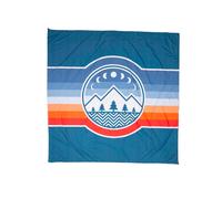 Voited - Drap de plage anti-sable - Sand Free Beach Sheet Blanket Camp Vibes Two - Bleu Bleu