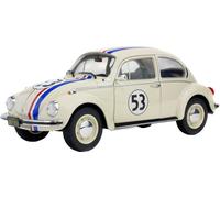 Solido- Aucun Volkswagen Beetle 1303 Herbie-1974-Echelle 1/18, 421184040, Beige, 22 X 8,5 X 11