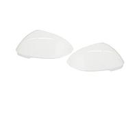 Voiture 1 Paire Voiture Blanc Rétroviseur Latéral Verre Couverture Garniture Rétroviseur Couvre Coque pour VW pour Golf 8 MK8 2021 2022 fwefg