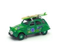 Voiture 2cv Citroën Verte