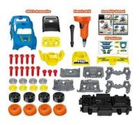 Voiture 3 en 1 Démontable pour Garçons avec Perceuse Électrique, 46 Pièces Camion de Construction, Construisez Votre Voiture avec Outils, Idéal Cadeau STEM pour Enfants de 3 à 8 Ans B G