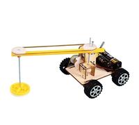 Voiture À Balayeuse Et Blocs En Bois Pour Enfant, Technologie Créative, Modèle Scientifique Populaire, Fournitures De Laboratoire Pour Étudiants