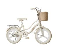 Voiture à bascule Vélo for enfants de 16 à 22 pouces, for garçons et filles, taille du cycliste: 32 à 60 pouces, frein à rétropédalage avec panier tissé et sonnette. twister voitures(Beige1,20inch)