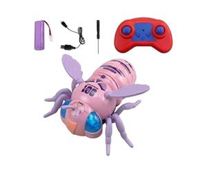 Voiture à conduite murale - Jouet grimpeur d'abeille 16,9 x 16,7 x 7,1 cm, télécommande | Course de plafond au sol Rechargeable avec yeux LED, cadeau de jeu en plein air pour garçons et filles à parti