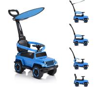 Voiture à enfourcher 4 en 1 Bleu