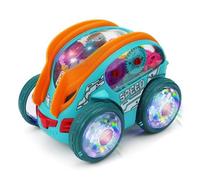 Voiture à Engrenages Dynamique Speedlite avec lumières LED Voitures Jouets Bump and Go avec Engrenages Mobiles colorés 1 Pcs