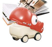 Voiture à Friction et à Inertie,Véhicule en Forme de Dinosaure Résistant aux Chutes - Jouets Voitures À Friction Pousse Et Pars - pour Fêtes de Noël Anniversaire Rassemblements en Famille Cadeau