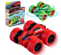 Voiture à Friction, Pull Back Monsster Truck Double Face Voiture à Inertie Jouet Noël Cadeaux d'anniversaire pour 3-8 Ans Garçons Filles