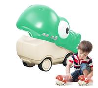 Voiture à inertie avec recul | Véhicule de dinosaure résistant à l'usure, voitures de course par friction | Pour Noël, anniversaire, fête scolaire, réunions de famille, extérieur
