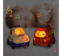 Voiture À Inertie Pour Enfant, Jouet Pour Garçon, Camion De Pompiers, Ambulance, Taxi, Son Et Lumière, En Plastique Abs, Cadeau