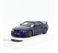 voiture à l'échelle 1:64 pour Skyline R33 GT-R BCNR33 Limited999 modèle de voiture moulé sous pression modèle de voiture fini modèle de voiture statique Modèle de véhicule de collection ( Color : B )