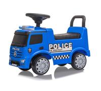 Voiture à Pousser Mercedes-Benz Antos Police avec Klaxon et Coffre