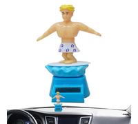 Voiture à tête mobile, ornement de voiture dansante, poupée intérieure de voiture, jouet à tête secouée, ornement de figurine de danseur, accessoire de voiture à tête mobile, tête à pompon de voiture,