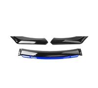 Voiture ABS Becquets Avant Pare-Chocs Lèvre, pour BMW 3 Series E90 E91 LCI 325i 335i 2009-2012 Spoiler Lıp Séparation Lame Anti-Collision Durable Protection Accessoires,B/Blue-Bright Black