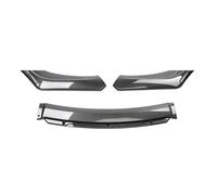 Voiture ABS Becquets Avant Pare-Chocs Lèvre, pour BMW F30 F31 3 Series 2012-2017 2018 Spoiler Lıp Séparation Lame Anti-Collision Durable Protection Accessoires,A/Black-Carbon Fiber
