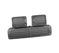 voiture AC évent Compatible Avec VW Pour Passat B5 1999 2000 2001 2002 2003 2004 2005 1 Console De Tableau De Bord AC Noire Pour Grille D'aération De Sortie D'air 3B0819728 3B0819703
