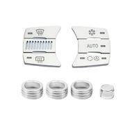 Voiture Accessoire Pour BMW Série 5 E60 2004 2005 2006 2007 Bouton de son de climatisation de voiture Boutons de couverture Garniture 10 pièces Decoration Interieur Voiture