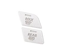 Voiture Accessoire Pour BMW X1 U11 2023 2024 Siège de porte de voiture Mémoire Réglage Lève-vitre Volant Bouton Interrupteur Garniture Couverture Decoration Interieur Voiture(A)
