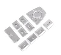 Voiture Accessoire Pour BMW X1 U11 2023 2024 Siège de porte de voiture Mémoire Réglage Lève-vitre Volant Bouton Interrupteur Garniture Couverture Decoration Interieur Voiture(D)