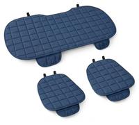 Voiture Accessoires Lupex Housse de siège 3 pièces Universel Auto | Protection Siège 2 Avant et 1 Arrière | Protection Confort Automobile Coussin Intérieurs (Bleu)