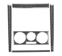 Voiture Accessoires pour VW pour Golf 4 pour Jetta pour Bora MK4 R32 99-04 Couverture Cadre Panneau Radio Sortie Climatisation Contrôle Central Voiture en Fiber Carbone Accessoire Voiture Tuning