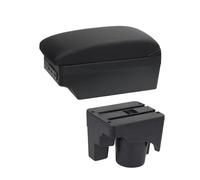 Voiture Accoudoir Boîte Pour VW Pour Golf 6 Pour Golf 5 Mk6 MK5 Pour Jetta 5 Pour Sagitar 2007-2012 Boîte D'accoudoir Intérieur Voiture Cendrier Spécial Rénovation Interface USB(A2 Black line 7USB)