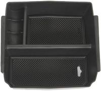 Voiture Accoudoir Rangement Boîte pour Jeep Wrangler JK 2007-2017, Plateau inférieur de la Console Centrale Organiseur d'accoudoir