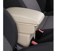 Voiture Accoudoirs Boîte D'accoudoir De Voiture Pour Fiat 500 Boîte De Rangement De Contenu Central Avec Porte-gobelet Cendrier Voiture Rénovation Accessoires Intérieurs USB ( Color : B style Beige )