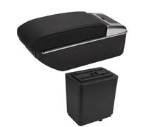 Voiture Accoudoirs Pour Citroen Berlingo Pour Peugeot Partner Tepee 2010-2020 Accoudoir Voiture Avec Boîte Rangement Accoudoir Double couche(Black black 7USB)