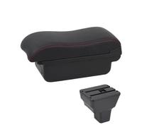 Voiture Accoudoirs Pour Nissan Pour Kicks 2016-2021 Accoudoir Central Accoudoir Double couche(C Red line No USB)