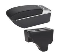 Voiture Accoudoirs Pour Peugeot 2008 2019-2024 Accoudoir De Voiture Avec Cendrier, Pièces De Rénovation Accoudoir Double couche(D Black line No USB)