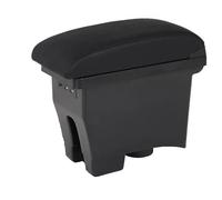 Voiture Accoudoirs Pour VW Polo MK5 6R 2012-2018, Accoudoir De Voiture Boîte Rangement Accoudoir Double couche(B black line Corium)