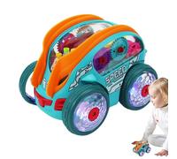 Voiture Acrobatique Électrique pour | Voiture Tournante 360° avec Lumières et Musique | Jeu Éducatif pour Jardin Halloween École Fêtes Salon | Cadeau Anniversaire Enfant Intérieur