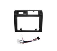 Voiture Adaptateur Cadre Voiture 9 Pouces Pour Toyota Pour Land Cruiser Série 70 2007-2023 Kit Montage Panneau Tableau Bord Radio Accessoires(Ensemble complet Noir)