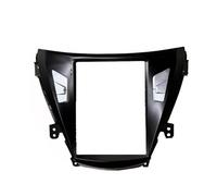 Voiture Adaptateur Carénage Cadre Voiture Tesla Style Radio Dash Fitting Panel Kit Pour Hyundai Pour Elantra 2011 2012 2013 Accessoires(ENSEMBLE COMPLET)