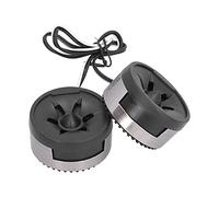 Voiture Adaptée pour Mini Haut-Parleur Tweeter 30 Degrés pour Une qualité Sonore Haute Fréquence 2 Paquets ABS Noir