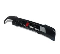 Voiture Aileron Arrière Aile Pour E92 Pour E93 2008 2009 2013 Protecteur Séparateur Lèvre Diffuseur Pare-chocs Arrière Avec Diffuseur Arrière Feu Stop LED(Glossly black)