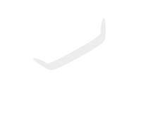 Voiture Aileron Becquet de Coffre en Plastique ABS Noir pour Civic EK3 (1996, 1997, 1998-2000), kit de carrosserie de réglage, Accessoires Voiture Spoiler Aile(White)