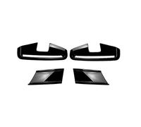 Voiture Aileron Latérale Compatible Avec Les Série 4 G22 G23 M 2020 2021 2022 2023 2024 Aileron De Pare-chocs Avant Latéral Aileron Canard Accessoires(Glossy Black)