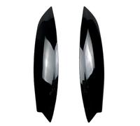 Voiture Aileron Latéraux Garniture Ajustement pour Golf MK5 2005-2007 voiture avant antibrouillard sourcil bandes autocollant Spoiler Couverture des ailes de flux d'air latéral(Gloss Black)