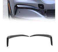 Voiture Aileron Noir Brillant Antibrouillard Garniture D'aération Voiture Pare-chocs Avant Côté Lampe Cadre D'admission Spoiler Séparateur Pour Ford Pour Mustang Pour Mach-E 2021-2022 ( Color : Carbon