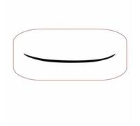Voiture Aileron pour BMW Série 5 F10 F18 pour M5 520i 525i 528i 530i 535i pour M4 MP PSM Style Carbone Brillant Couvercle Coffre Arrière Ailes de Spoiler de Voiture Spoiler(M5 Glossy Black)