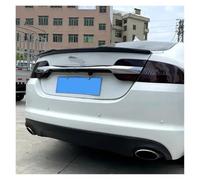 Voiture Aileron pour Jaguar pour XF 2008 2009 2010 2011 2012 2013 2014 2015 ABS Matériau Arrière Coffre Lèvre Spoiler Aile Corps Kit Accessoires Aile Queue Voiture(Carbon Fiber Look)